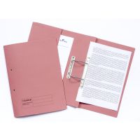 Guildhall Transfer Spring Transfer File Manilla Foolscap 315gsm Pink (Pack 25) - 349-PNKZ