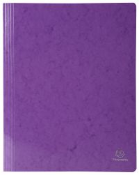 Iderama A4 Flat Bar File - Purple PK25