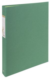Forever 100% Recycled Ring Binder Paper on Board 2 O-Ring A4 30mm Rings Green (Pack 10) - 54983E