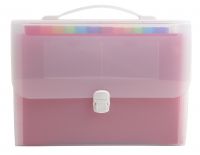 Exacompta Crystal Expanding File with Handle 33x29cm 24 Part - 55698E