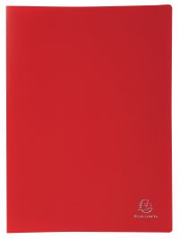 Exacompta A4 Display Book Soft Eco Polypropylene 40 Pocket Red - 8545E