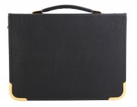 Goldline Presentation Case Vinyl Metal 9 Ring A1 Black