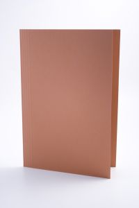 Guildhall Square Cut Folder Manilla Foolscap 250gsm Orange (Pack 100) - FS250-ORGZ