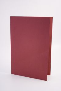 Guildhall Square Cut Folder Manilla Foolscap 250gsm Red (Pack 100) - FS250-REDZ