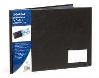 Goldline A3 Display Book 24 Pocket Landscape Black - GDB24/LZ