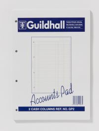 Exacompta Guildhall 2-Column Cash Account Pad A4 GP2