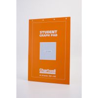 Chartwell Student A3 Graph Pad 1/5/10mm Grid 70gsm 30 Sheets White/Blue Grided Paper J13BZ