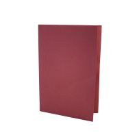 Exacompta Square Cut Folder Manilla Foolscap 180gsm Red (Pack 100) - SCL-REDZ