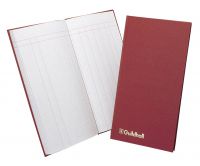 Guildhall Petty Cash Book 298x152mm 1 Debit 7 Credit 80 Pages Red T272Z