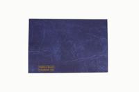Guildhall Visitors Book Loose-leaf 3-Ring Binder PVC 50 Sheets 236x349mm Blue Ref T40Z