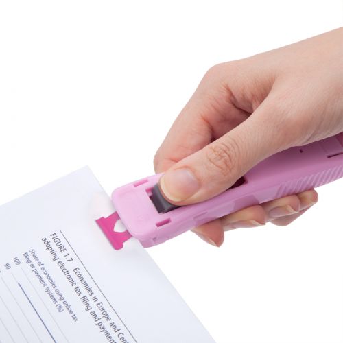 Rapesco Supaclip 40 Refill Clips Hearts Pink 40 Sheet Capacity (Pack 100)