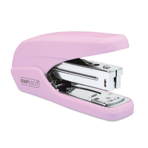 Rapesco X5-25ps Less Effort Stapler Plastic 25 Sheet Candy Pink