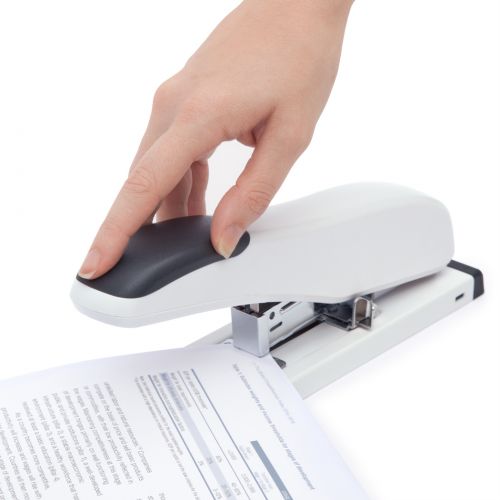 Rapesco ECO HD-100 Heavy Duty Stapler Capacity 100 Sheets White 1386 HT03062 Buy online at Office 5Star or contact us Tel 01594 810081 for assistance