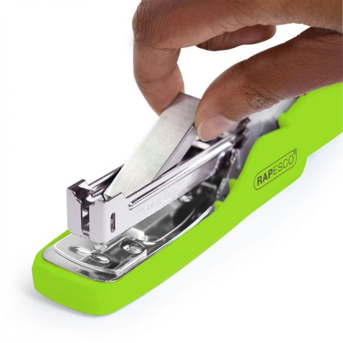 Rapesco X5-25ps Less Effort Stapler Plastic 25 Sheet Green - 1395 Manual Staplers 30059RA