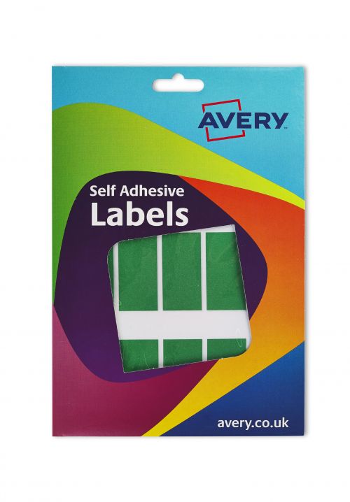 Avery Coloured Labels Wallet 25x50mm Grn 16-314 (330 Labels)