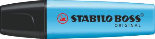 Stabilo Boss Highlighters Chisel Tip 2-5mm Line Blue Ref 70/31/10 [Pack 10] Stabilo