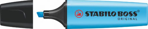 STABILO BOSS ORIGINAL Highlighter Chisel Tip 2-5mm Line Blue (Pack 10) - 70/31