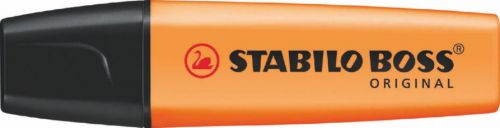 STABILO BOSS ORGINAL Highlighter Chisel Tip 2-5mm Line Orange (Pack 10) - 70/54  10339ST