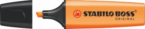 Stabilo Boss Highlighters Chisel Tip 2-5mm Line Orange Ref 70/54/10 [Pack 10]