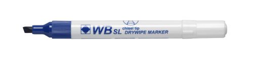 ValueX Whiteboard Marker Chisel Tip 2-5mm Line Blue (Pack 10)
