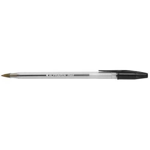 ValueX Ballpoint Pen 1.0mm Tip 0.7mm Line Black (Pack 50)