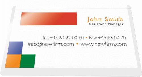 3L Business Card Pocket Short Side Open 10106(PK10)