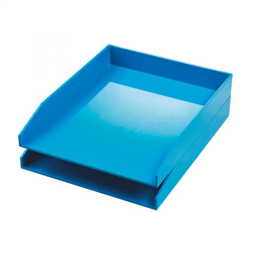 Avery ColorStak Letter Tray Blue PK2