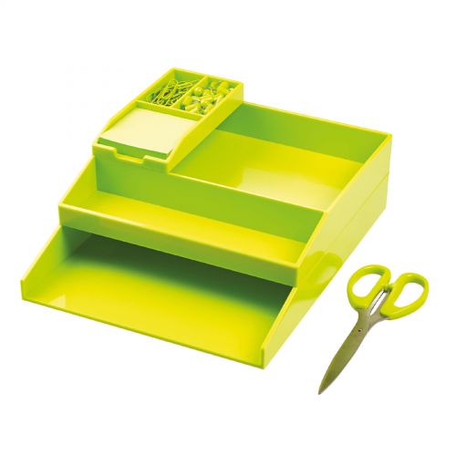 Avery ColorStak Office Desk Set Green