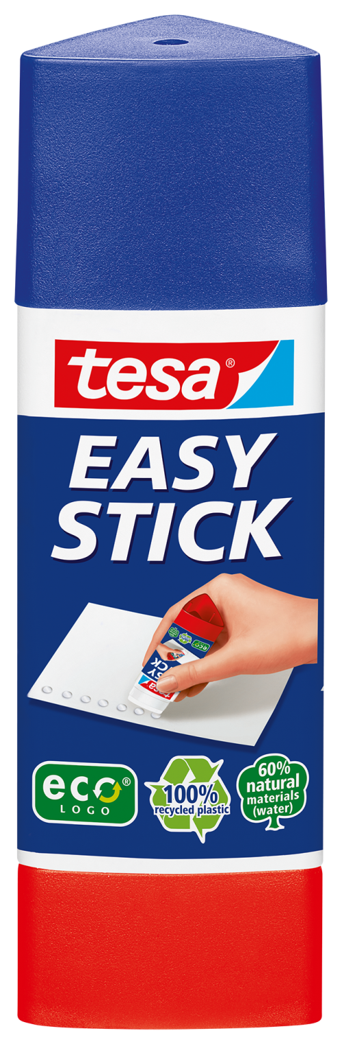 tesa EasyStick ecoLogo Triangular Glue Stick 25g 57030 PK12