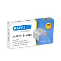 Rapesco 24/6mm Galvanised Staples (Pack 1000)