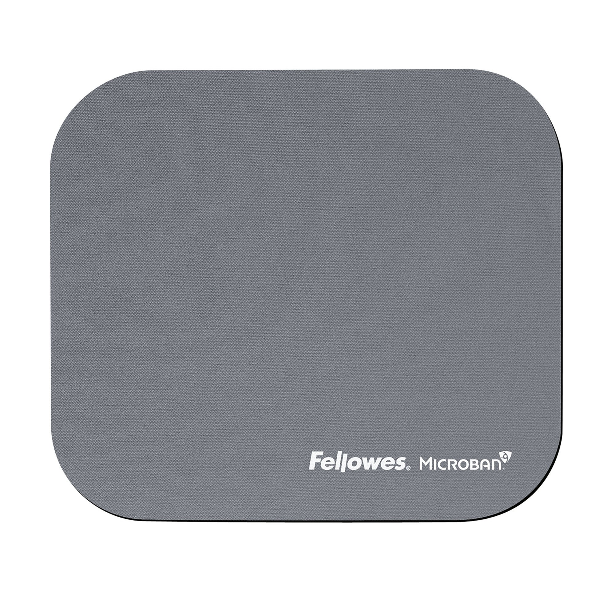 Fellowes Mousepad with Microban Antibacterial Protection - Silver