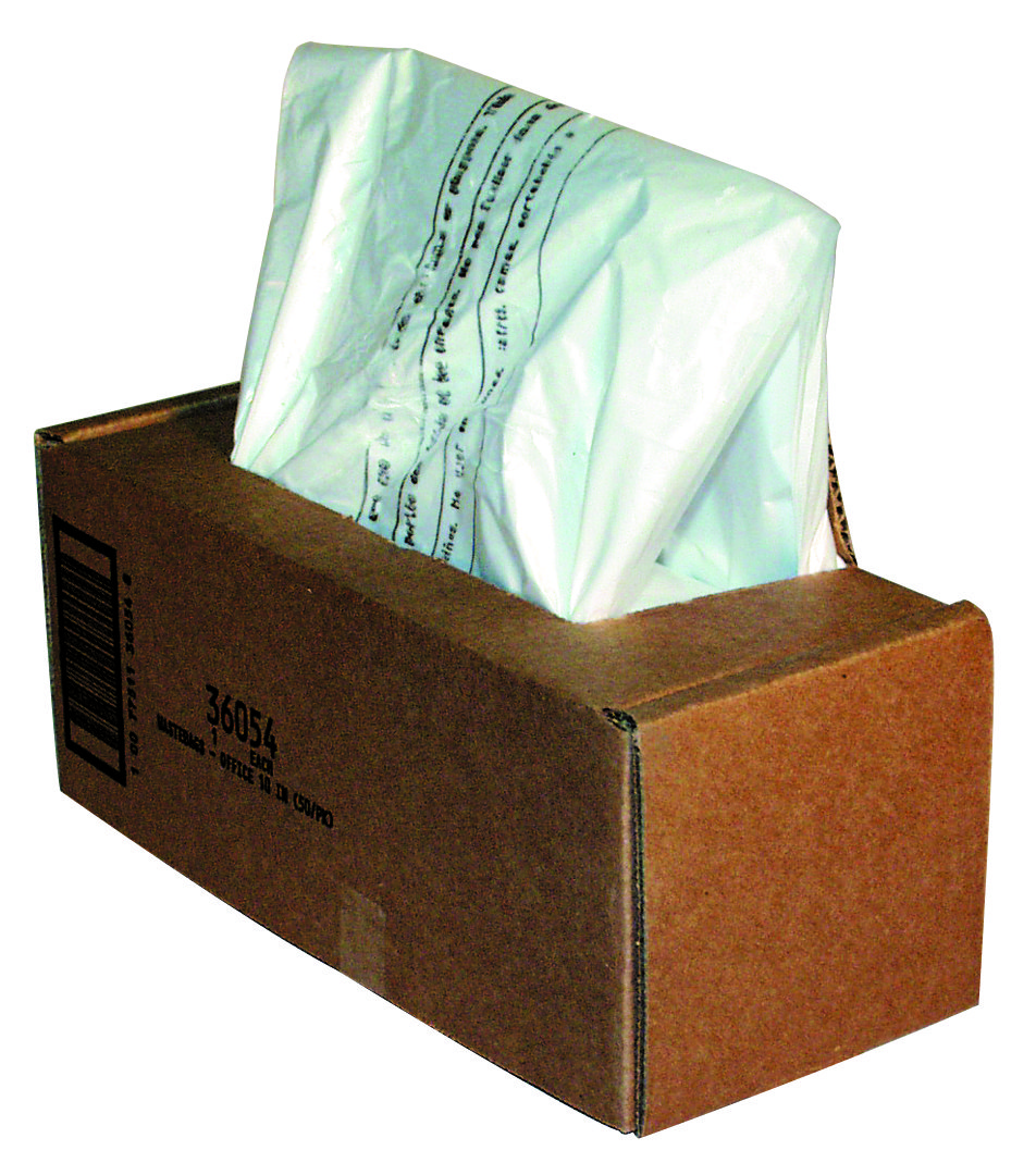 Fellowes Shredder Bags Capacity 53-75 Litre [for SB-97Cs and C-120 C-220 Series] Ref 36054 [Pack 50]