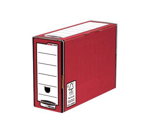 Fellowes Bankers Box Premium Transfer File Red/White 0005802