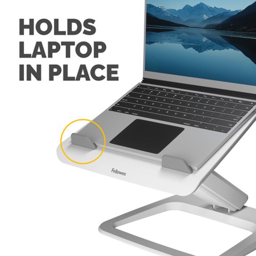 Fellowes Hana Laptop Riser White 100016995 BB79606 Buy online at Office 5Star or contact us Tel 01594 810081 for assistance