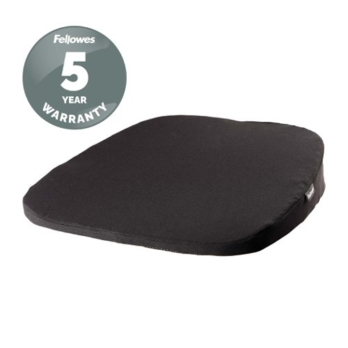 Fellowes Breyta Wedge Seat Cushion With Coccyx Cut Out For Office Chair Black - 100119849