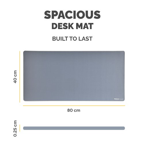 Fellowes Breyta Desk Mat with Antibacterial Protection Marine