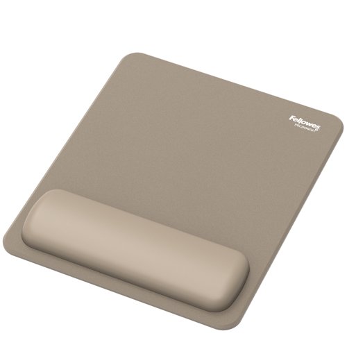 Fellowes Breyta Mousepad Standard Wrist Rest Sand