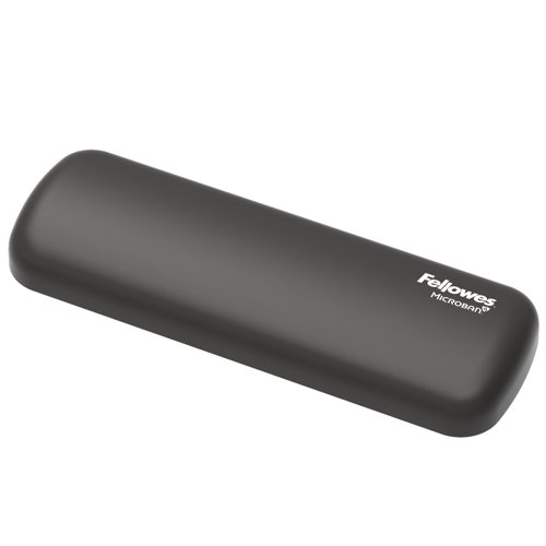 Fellowes Breyta Recyclable Antibacterial Palm Wrist Rest Black - 100142565