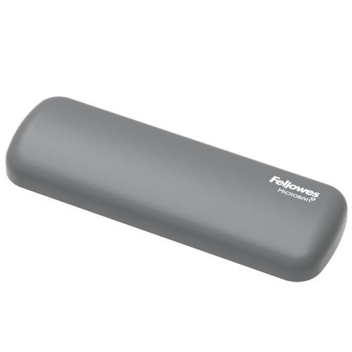 Fellowes Breyta Recyclable Antibacterial Palm Wrist Rest Grey - 100142566
