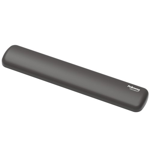 Fellowes Breyta Recyclable Antibacterial Compact Keyboard Wrist Rest Black - 100142570