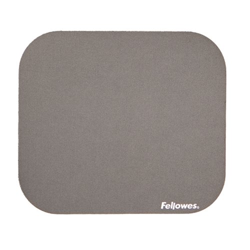 Fellowes Mousepad Solid Colour Grey Ref 58023-06