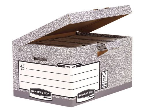 Bankers Box System FSC Flip Top Storage Box 1181501 [Pack 10]