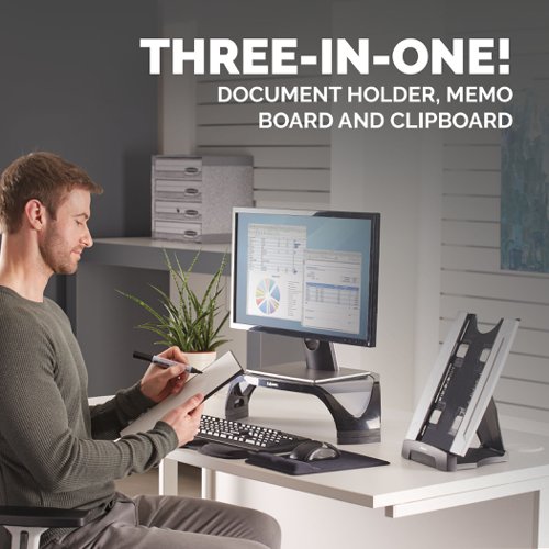 Fellowes Office Suites™ 3 in 1 Desktop Document Holder 150 sheets