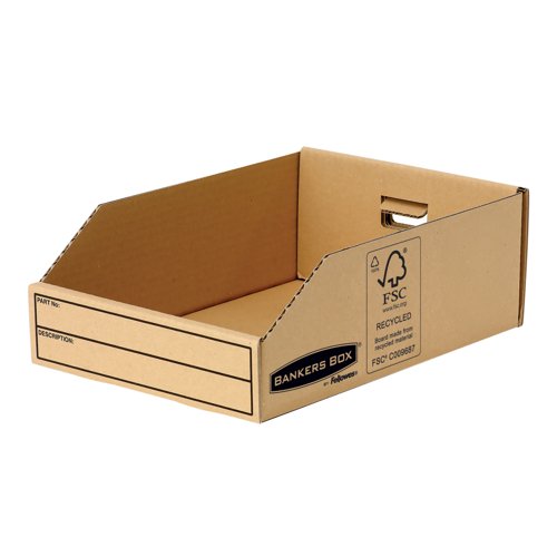 Fellowes Earth Parts Bin 200mm (Pack 50) 07355