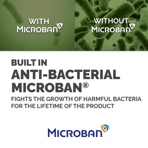 Fellowes Microban Antibacterial Mouse Mat Black 5933905