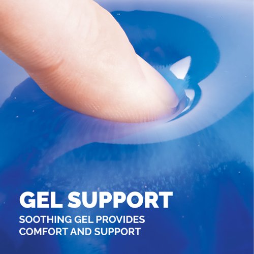 Fellowes Crystals™ Gel Flex Rest Wrist Support Blue - 710-7811