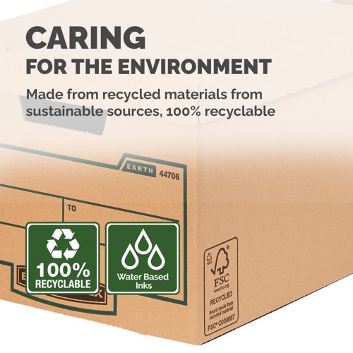 Fellowes Bankers Box Earth Series Standard Storage Box Board Brown (Pack 10) 4470601