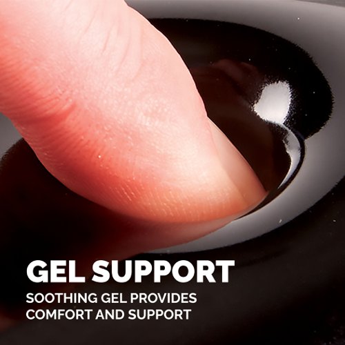Fellowes Crystals™ Gel Flex Rest Wrist Support Black