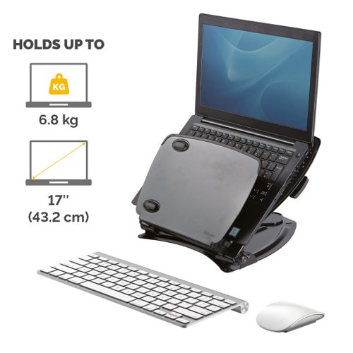 Fellowes Professional Series Laptop Workstation with USB Hub