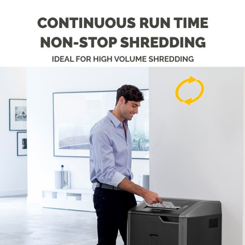 Fellowes Powershred 425i Strip Cut Shredder 114 Litre 40 Sheet Black/Grey 4698501 36348FE Buy online at Office 5Star or contact us Tel 01594 810081 for assistance